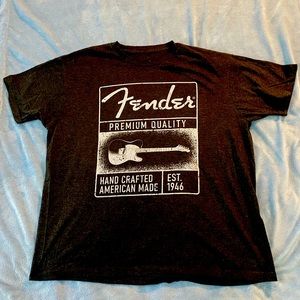 Fender guitar T-shirt. Men’s, double XL